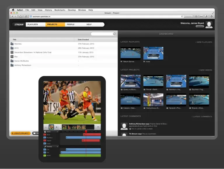 Sportstec video analysis suite